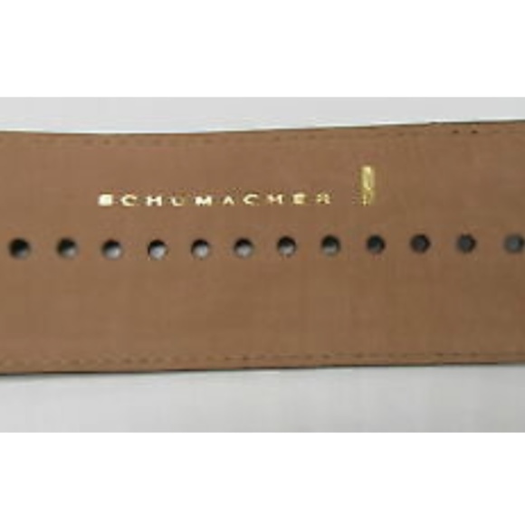 Schumacher Black Leather Belt main image 4